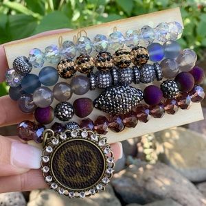 Keep It Gypsy “Berry Lips” Pave Stacker